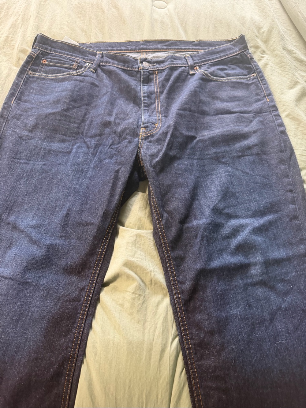 Levi's Men's Straight Leg Indigo Blue Denim Jeans